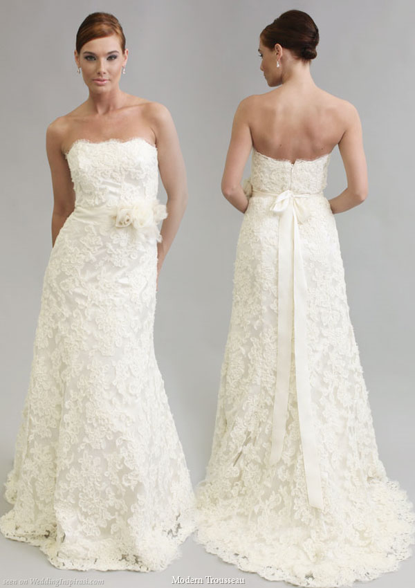 Modern trousseau 2011 bridal gown collection, Jamie strapless wedding dress 