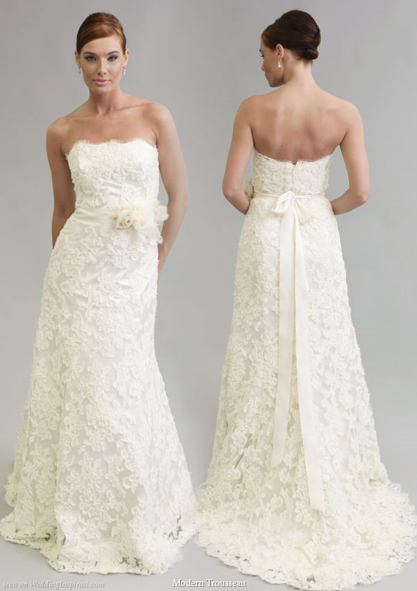 Modern trousseau 2011 bridal gown collection, Jamie strapless wedding dress Modern trousseau 2011 bridal gown collection, Jamie strapless wedding dress