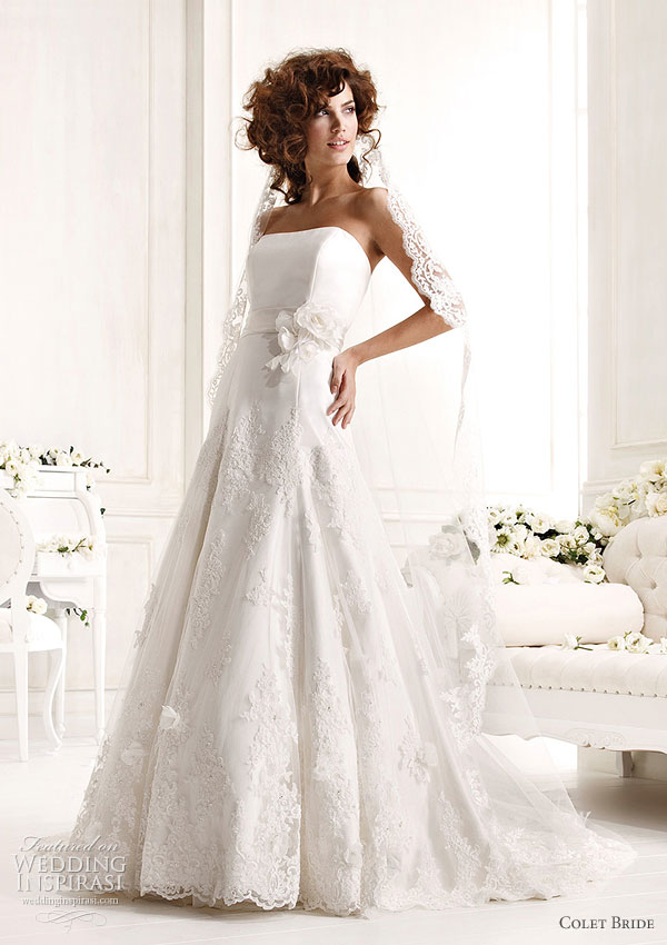 Colet Bride 2011 Collection Preview -- white strapless wedding dress