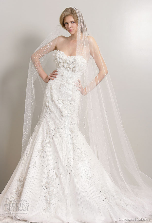 Georges Hobeika 2010 bridal gown colleciton - strapless wedding dress