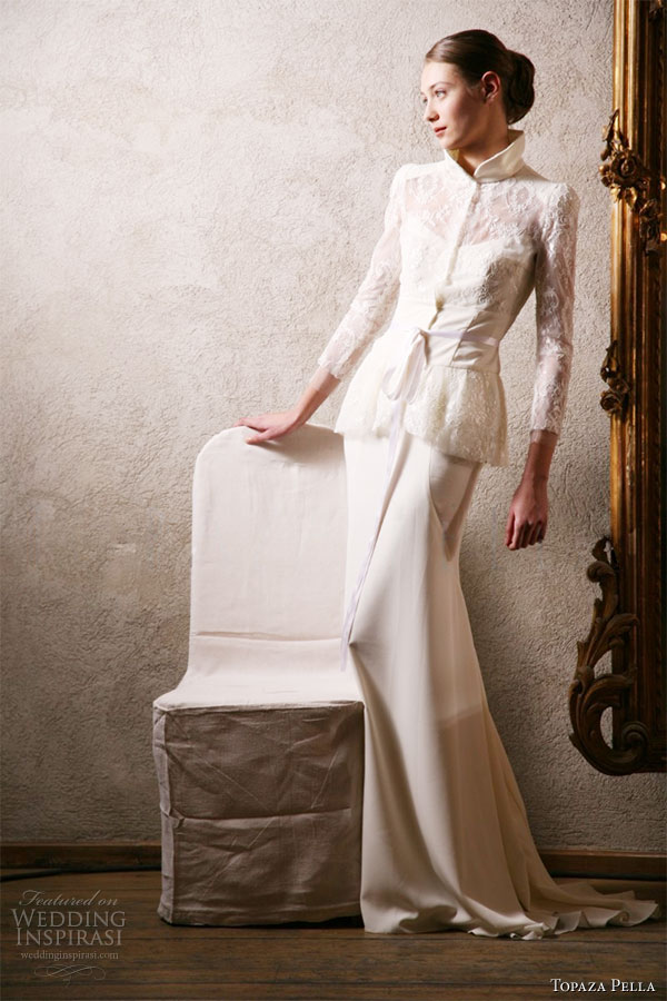 Topaza Pella 2010 Simply Love Bridal Gown Collection - Margarita  wedding dress with jacket
