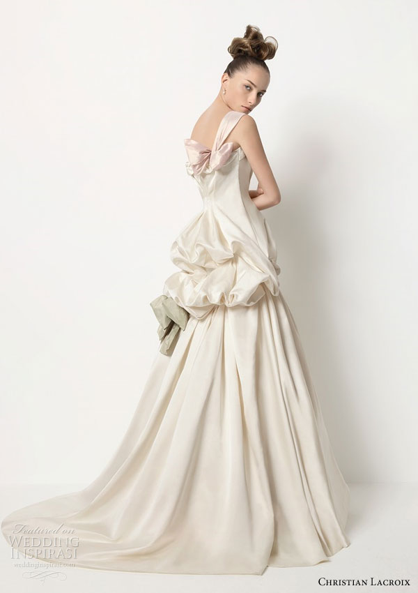 Christian Lacroix 2011 Mariée for Rosa Clará wedding dress - TANGO Silk satin gown