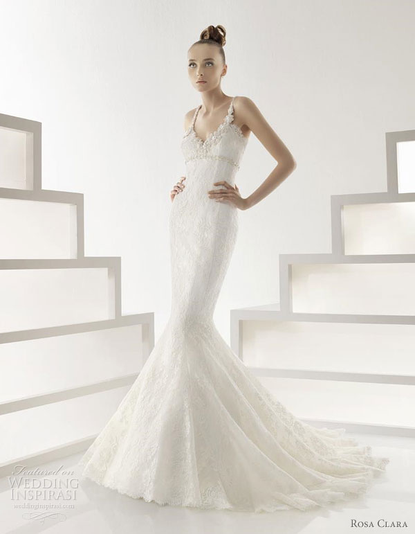 Rosa Clara 2011 wedding dress collection - Edith lace and bead-embellished bridal gown with mermaid silhouette