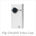 Flip UltraHD Video Camera - White, 8 GB, 2 Hours (3rd Generation) NEWEST MODEL