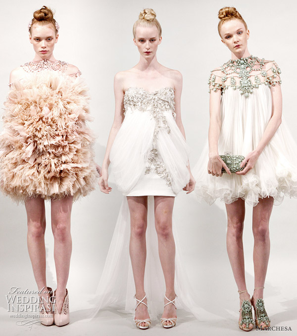 Marchesa 2011 Spring/Summer rtw short dresses