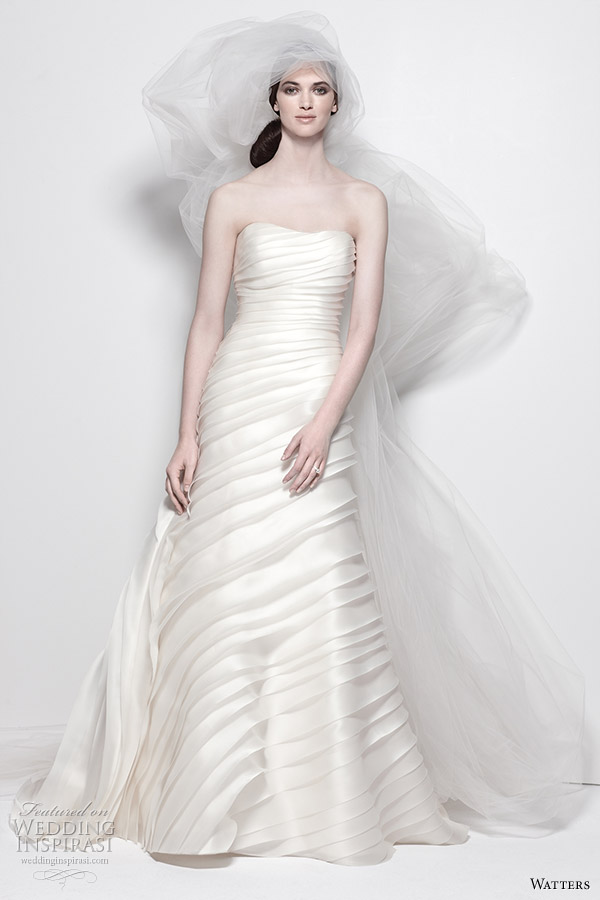 Sahara wedding gown from Watters Spring 2011 bridal collection