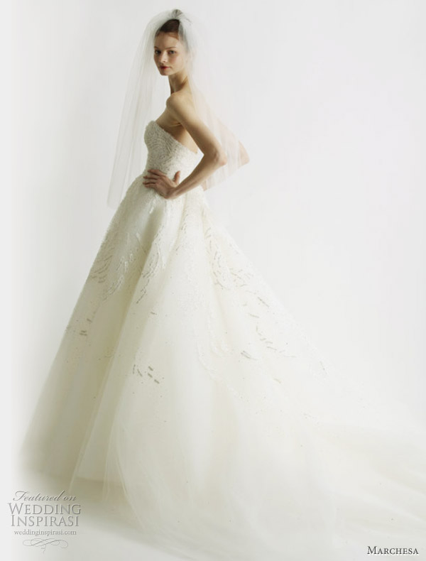 Marchesa ball gown - from Marchesa Spring 2011 wedding dress collection