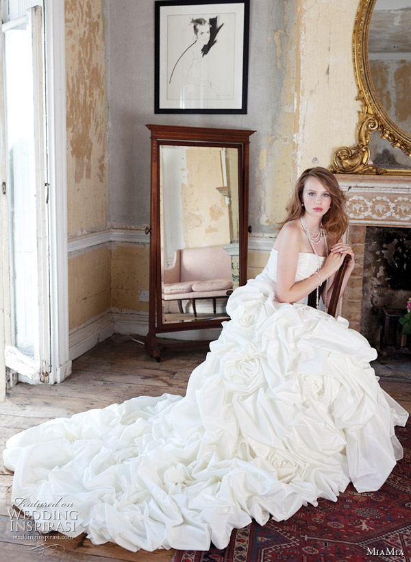 MiaMia Bridal 2011 wedding dress - strapless gown Lizette