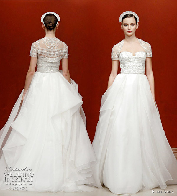 Reem Acra wedding gowns 2011 fall bridal collection Reem Acra wedding gowns 2011 fall bridal collection