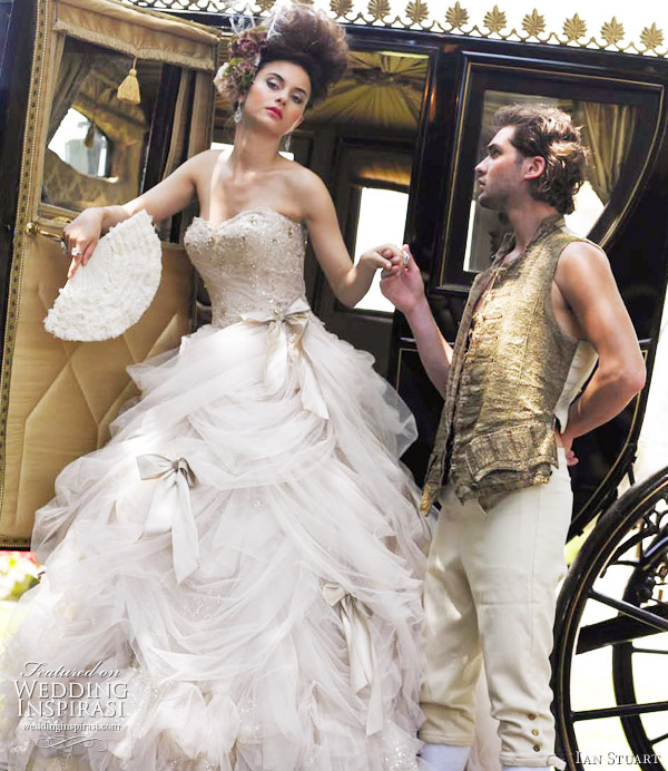 Ian Stuart Antoinette wedding dress from his 2011 bridal collection Ian Stuart Antoinette wedding dress from his 2011 bridal collection