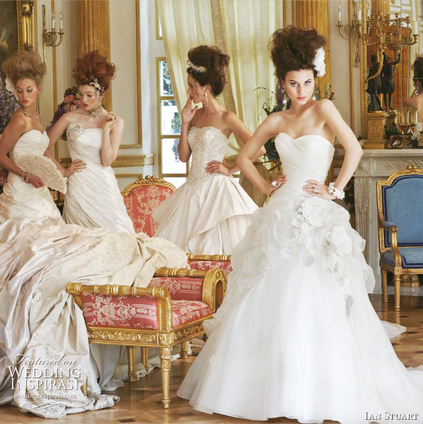 Ian Stuart Revolution Rocks! 2011 bridal collection - Lilibet, Coppelia wedidng gowns