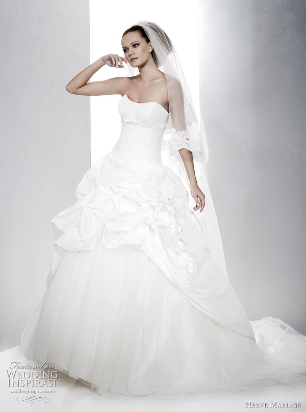 Herve Mariage wedding dress 2011 bridal collection - Imagine silk taffeta gown