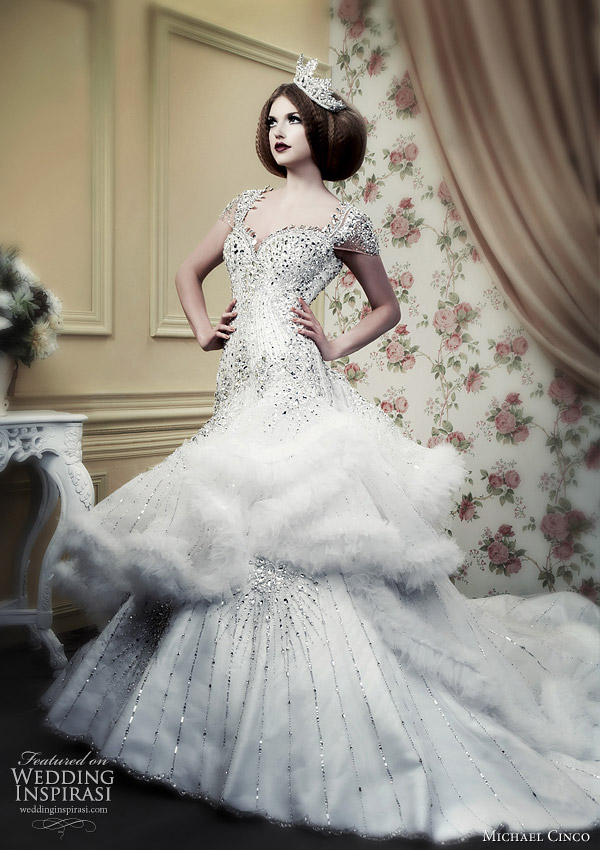 Wedding dresses 2010 spring summer bridal collection by Filipino designer Michael Cinco