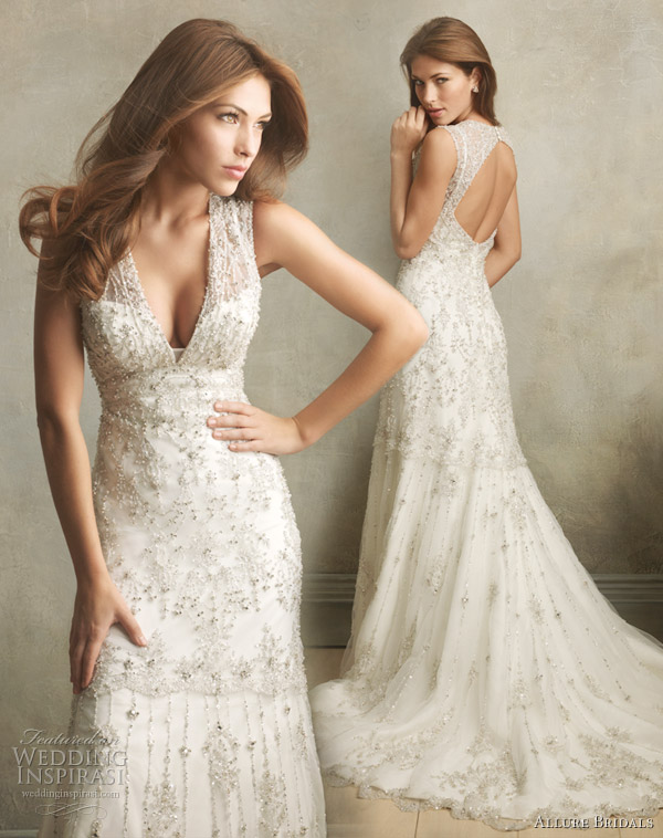 Allure bridals wedding dress couture gown 2011