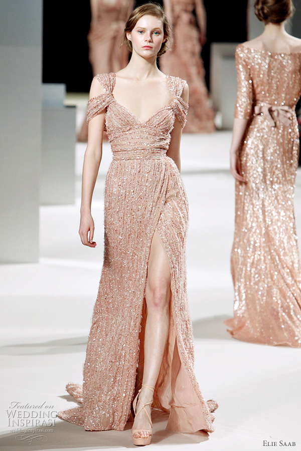 2011 couture Elie Saab collection - bridal gown inspiration from the runway of paris