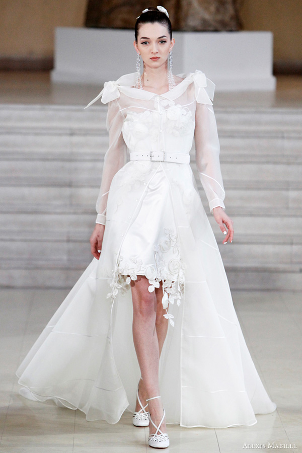 Alexis Mabille Spring/Summer 2011 couture - white wedding dress 