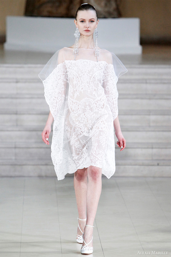 Alexis Mabille Spring/Summer 2011 couture - short white dress