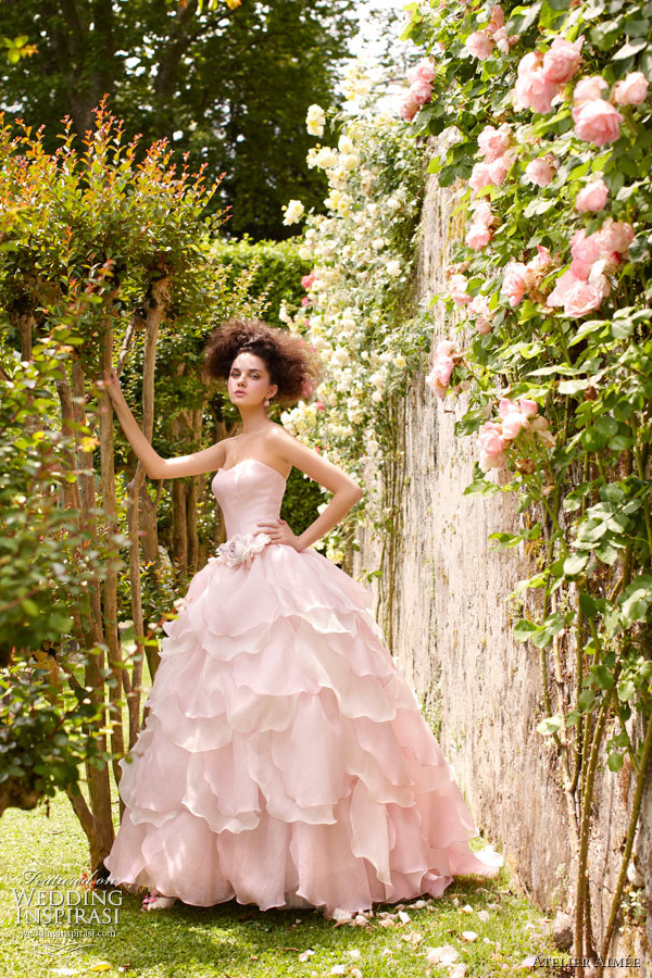 atelier aimee pink wedding dress atelier aimee pink wedding dress