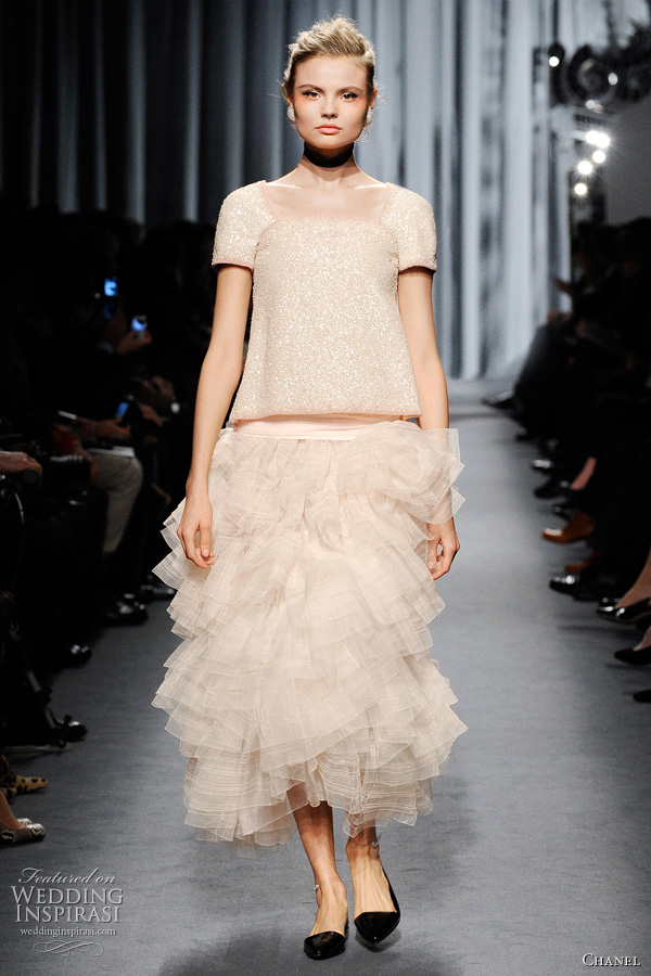 Chanel Spring 2011 couture wedding dress inspiration