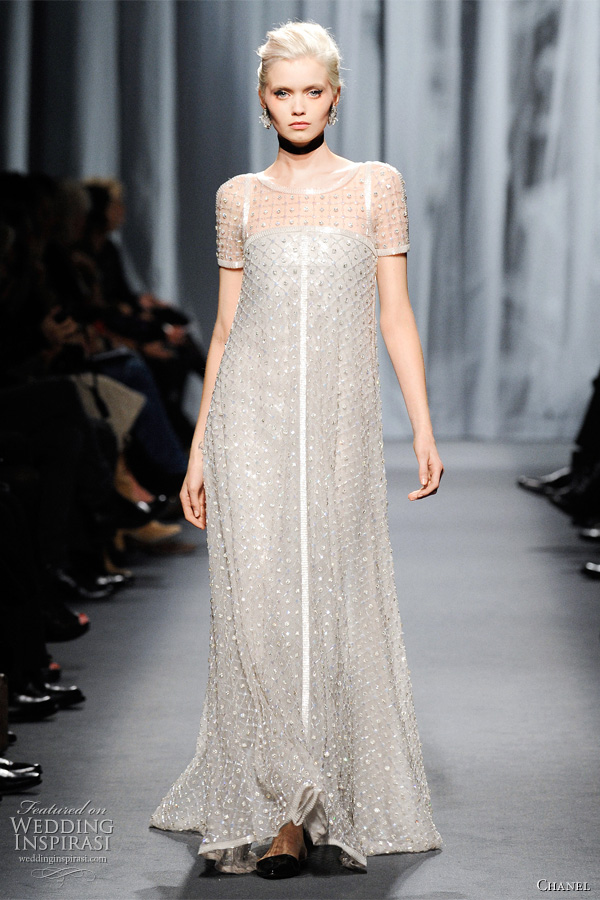 chanel couture gown