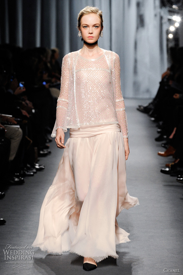Chanel bridal dress inspiration - Spring/Summer 2011 couture collection
