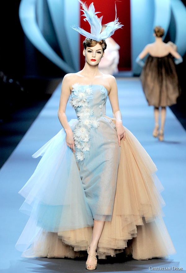Christian Dior Spring 2011 Couture show in Paris.  by John Galliano. 