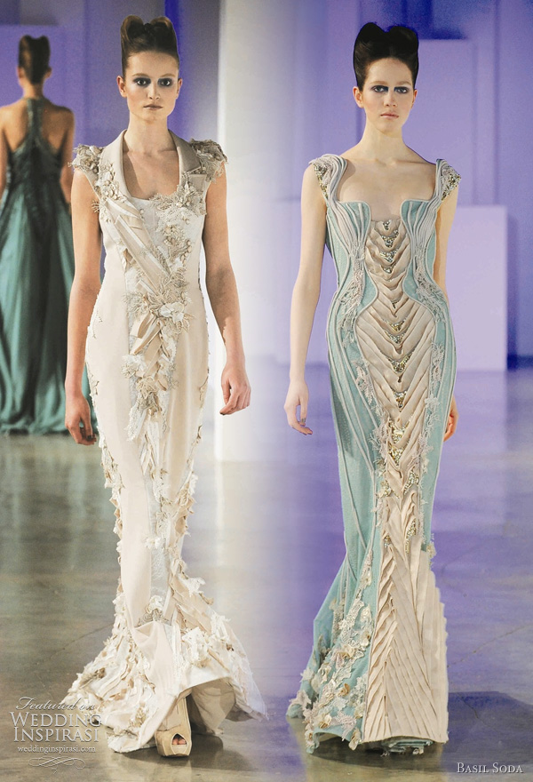 Basil Soda couture Spring/Summer 2011 collection - wedding dress inspiration from the runway