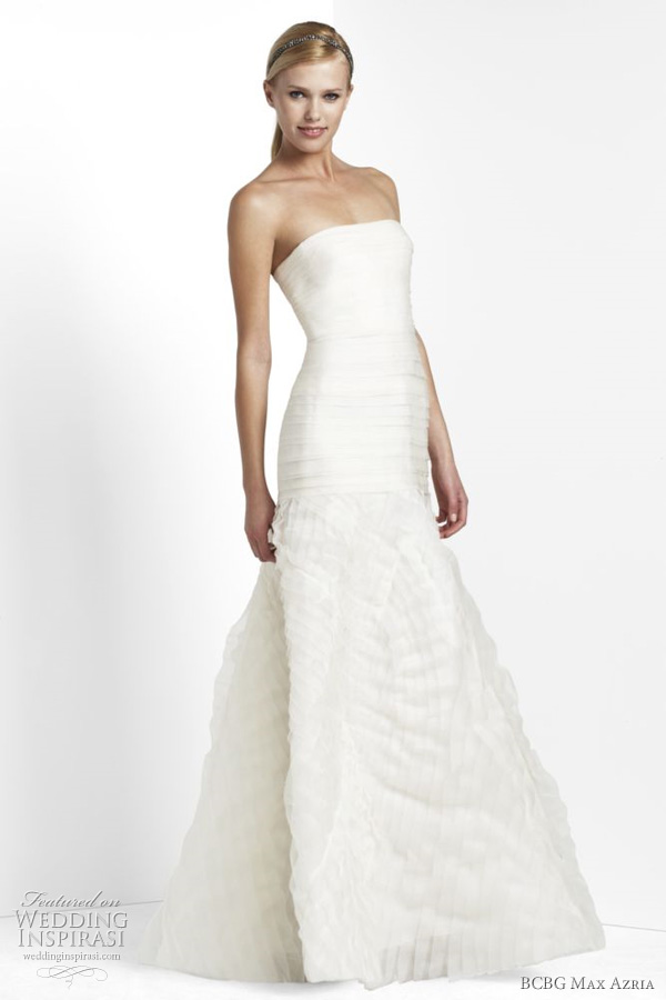 bcbg max azria wedding dresses 2011 - MARISA LAYERED SILK ORGANZA GOWN