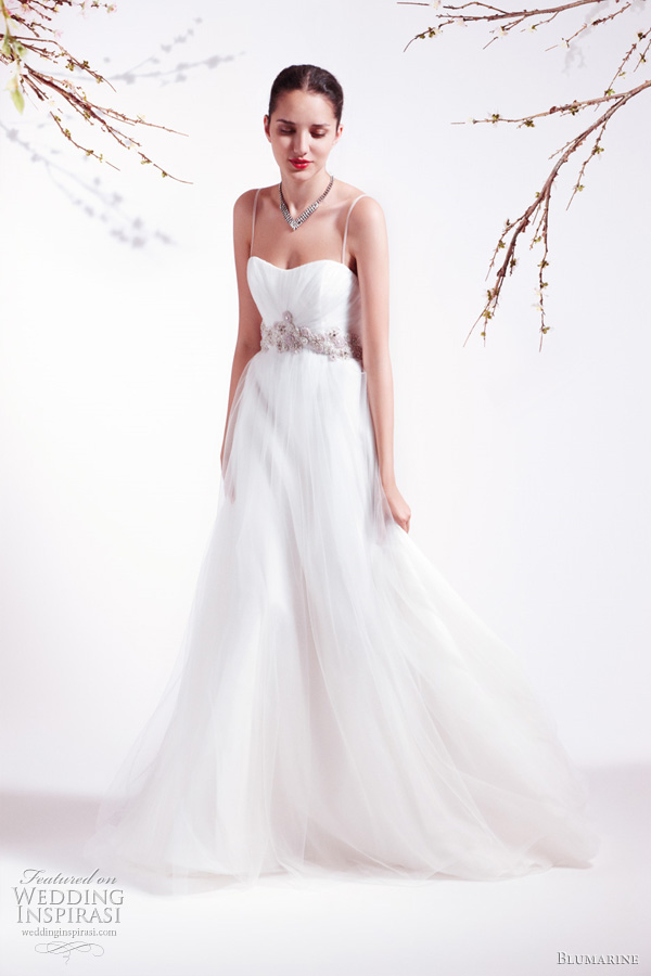 Blumarine Bridal Spring 2011 collection - strapless wedding dress Blumarine Bridal Spring 2011 collection - strapless wedding dress