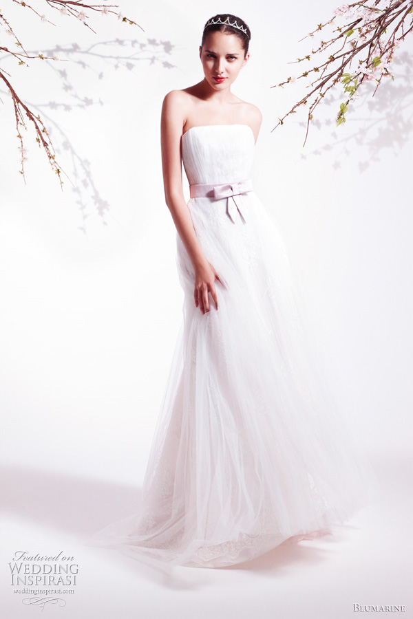 Blumarine Bridal 2011 Spring/Summer collection - strapless wedding dress Blumarine Bridal 2011 Spring/Summer collection - strapless wedding dress