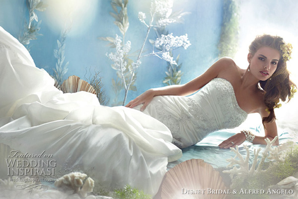 Disney Fairy Tale Weddings by Alfred Angelo for Disney Bridal - Princess Ariel wedding dress Disney Fairy Tale Weddings by Alfred Angelo for Disney Bridal - Princess Ariel wedding dress