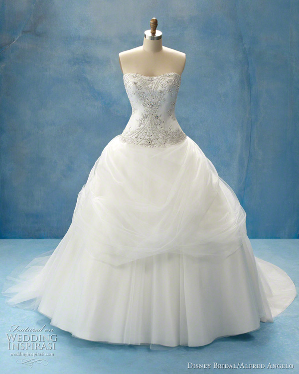 Disney Princess Belle wedding dress by Alfred Angelo 