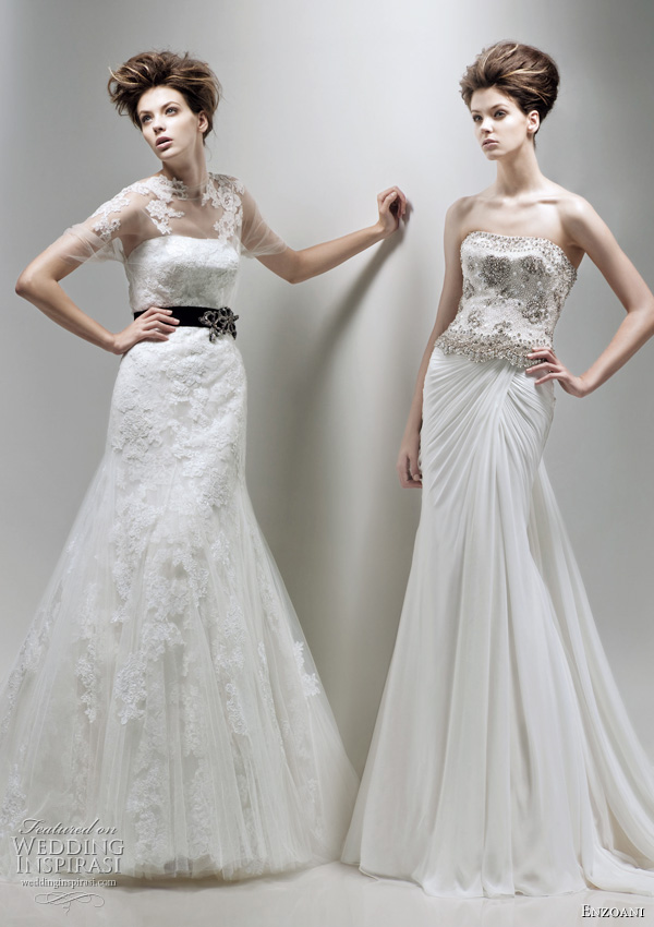 Enzoani 2011 bridal collection - Felisha and Fluer A sheath wedding dresses