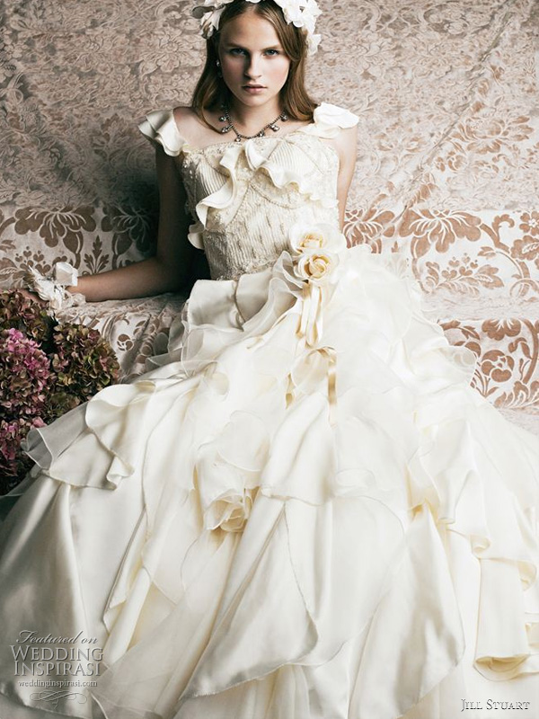 2011 Jill Stuart bridal wedding dress collection - romantic gowns for princess brides 2011 Jill Stuart bridal wedding dress collection - romantic gowns for princess brides
