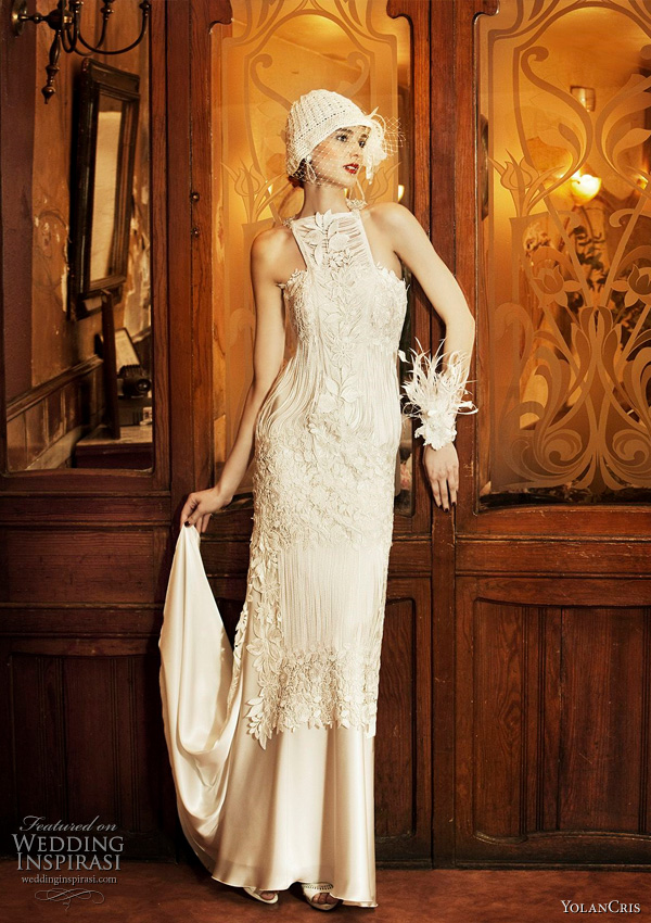 roaring 20's wedding dress