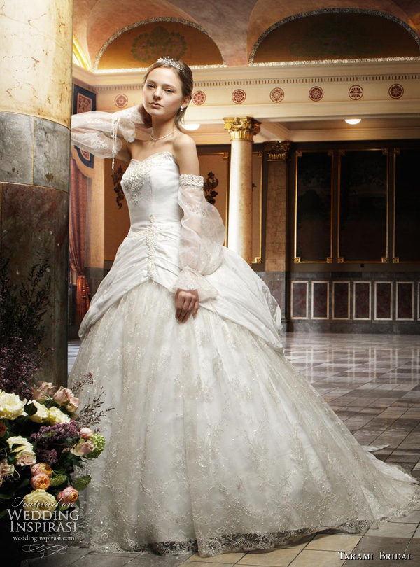 royal wedding dress designer takami bridal