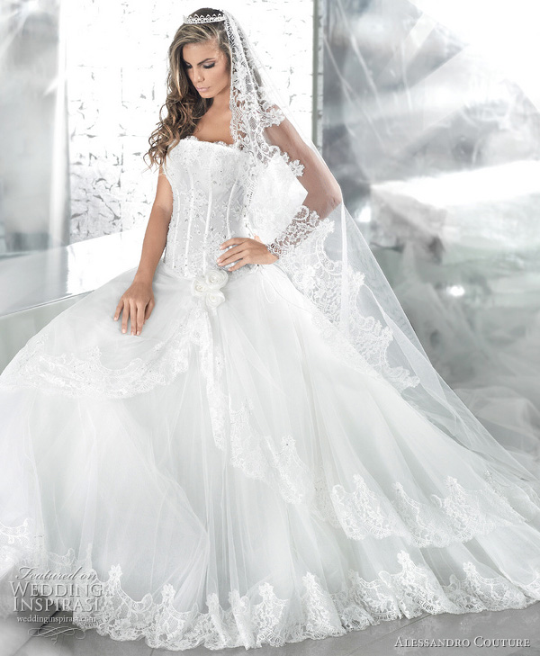 alessandro couture wedding dress
