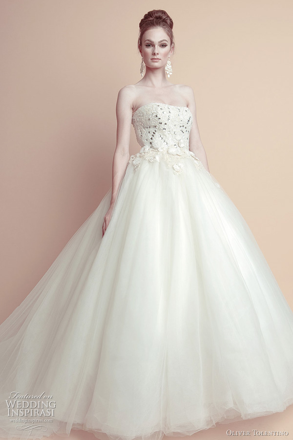 ball gown wedding dress oliver tolentino