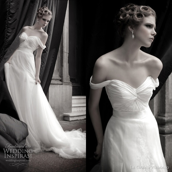 grand wedding dress 2011 - grecian drape gown