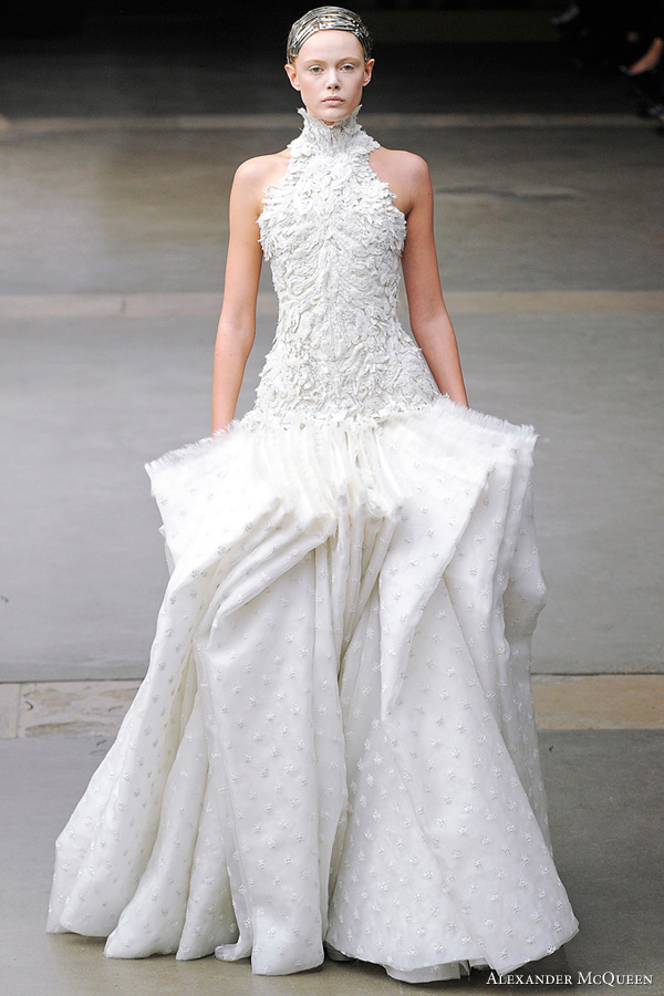 Alexander Mcqueen Feather Wedding Dresses