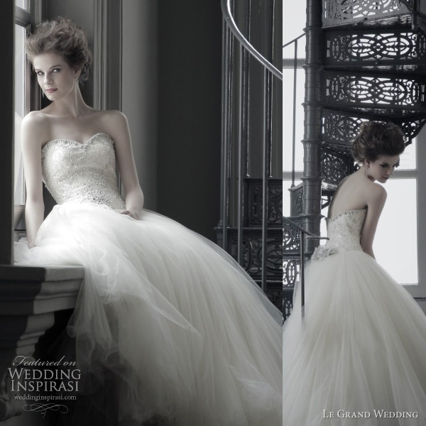 le grand wedding 2011 - strapless ball gown 