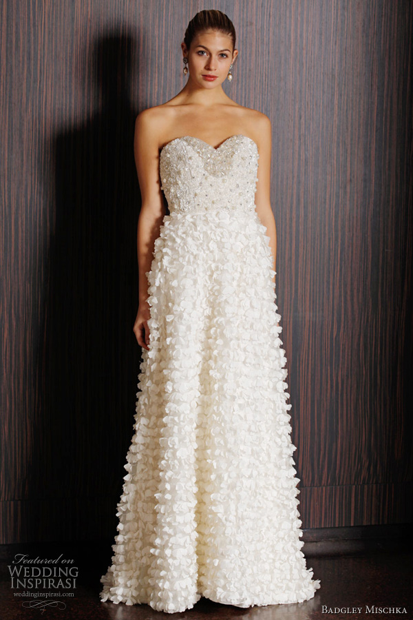 churchill wedding dress from Badgley Mischka bridal spring 2011 collection