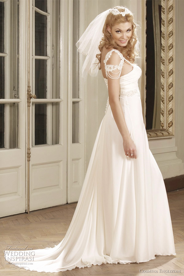 audrey wedding dress from cosmina englizian couture bridal collection, romania