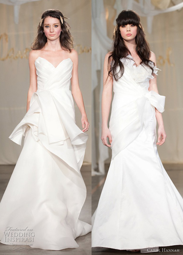 carol hannah wedding dresses spring 2012 - poplar and white cedar