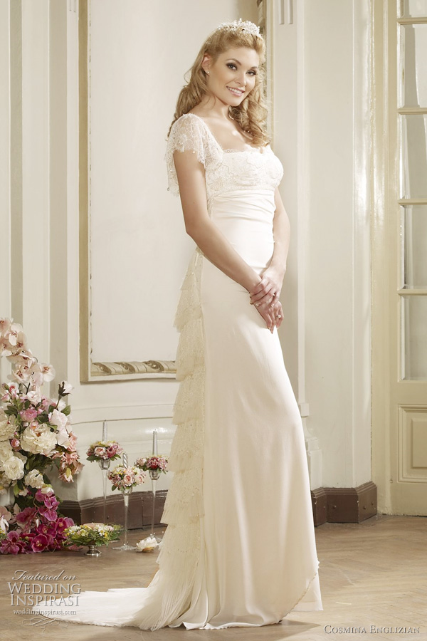 elizabeth wedding dress from cosmina englizian couture bridal collection, romania