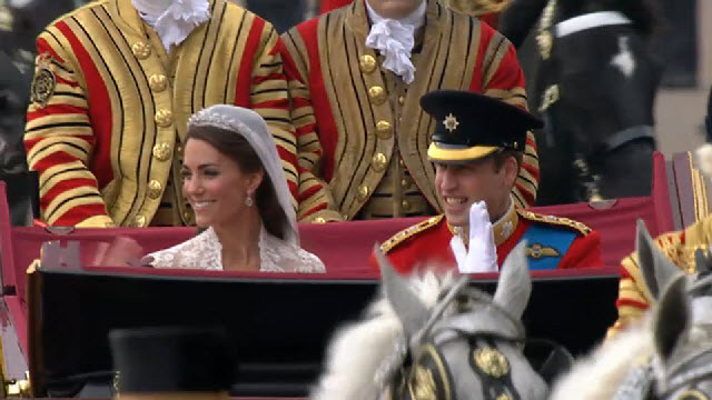 kate william smiling carriage