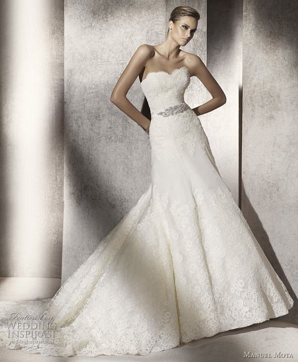 manuel mota 2012 pronovias - Puntal wedding gown
