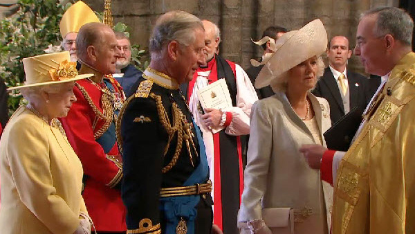 Queen Elizabeth II, Prince Philip, Duke of Edinburgh, Charles, Prince of Wales and Camilla, Duchess of Cornwall