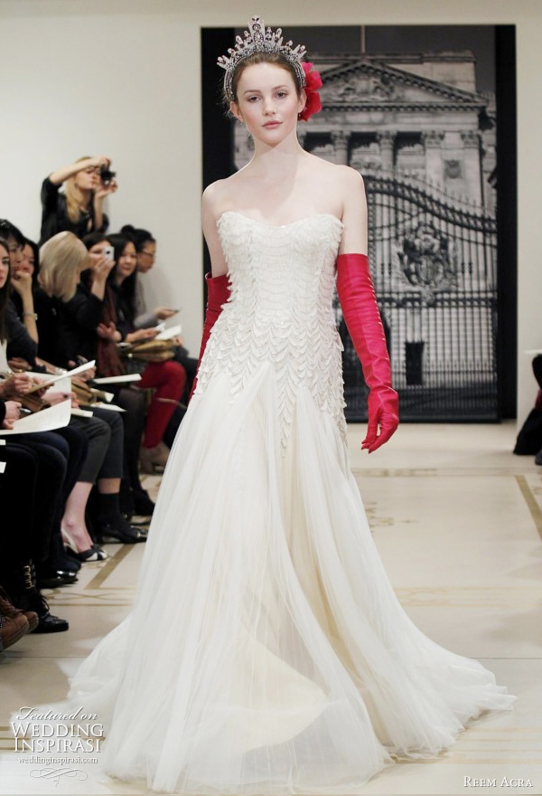 reem acra 2012 bridal collection