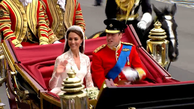 royal wedding procession 2011
